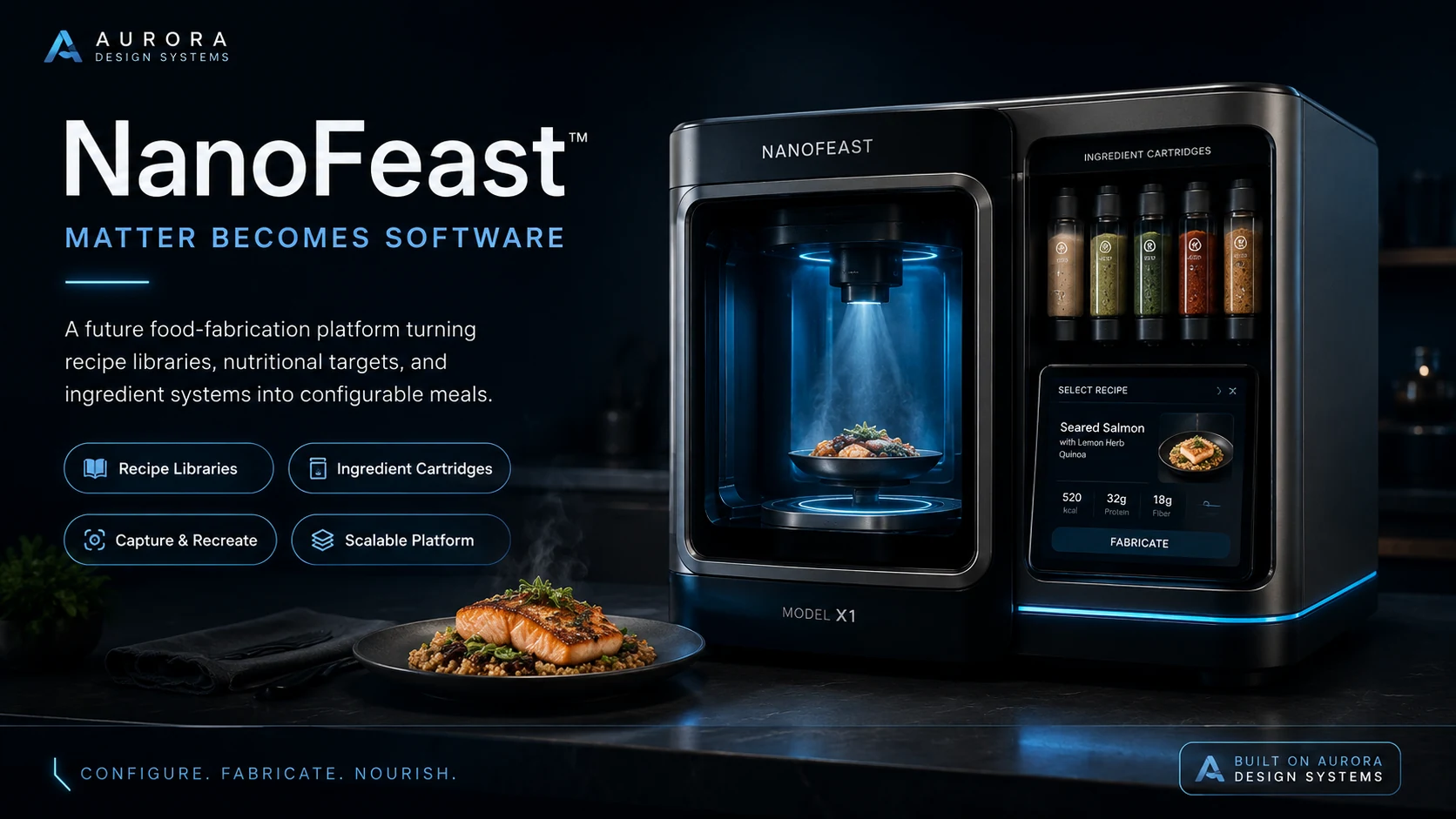 NanoFeast Model X1 commercial food-fabrication platform