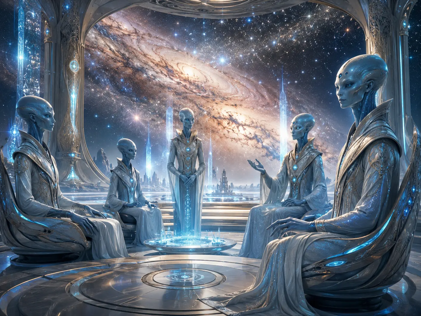 Aionari High Council and civic chamber