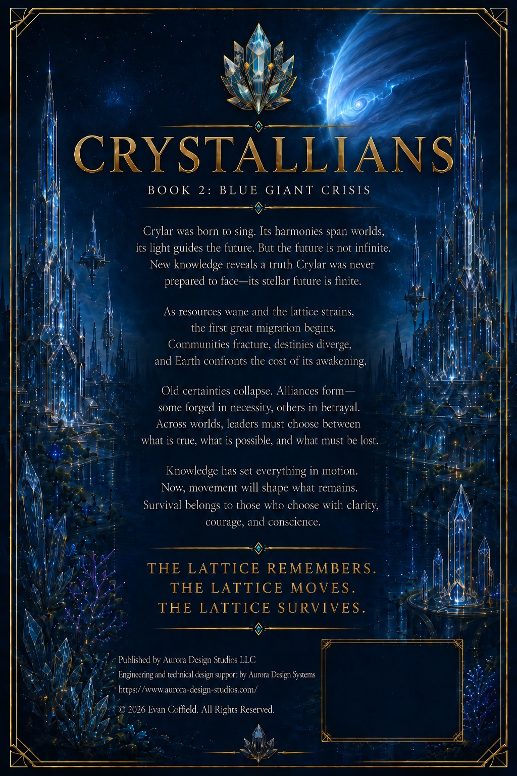 Blue Giant Crisis back cover