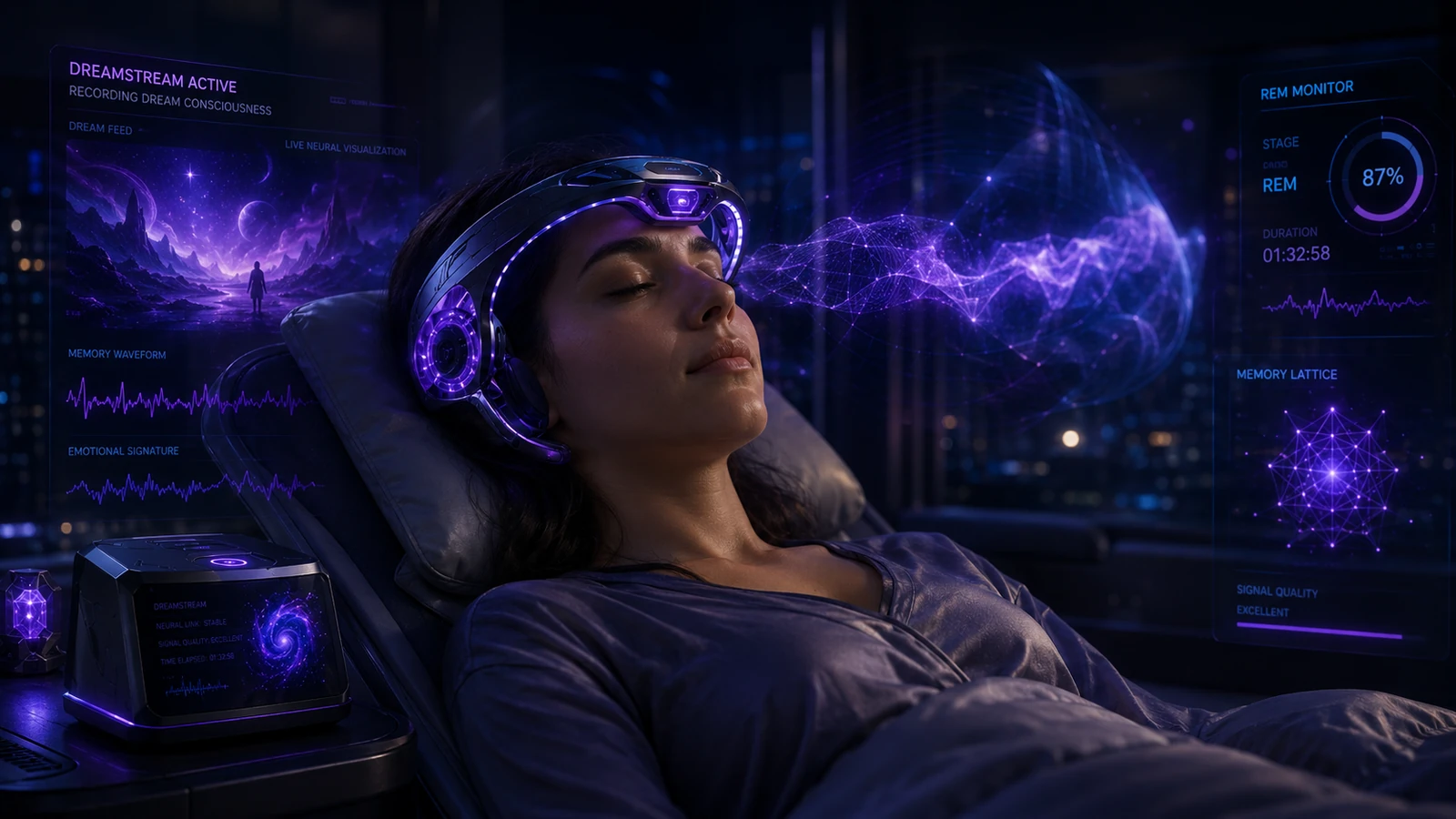 DreamStream device in use