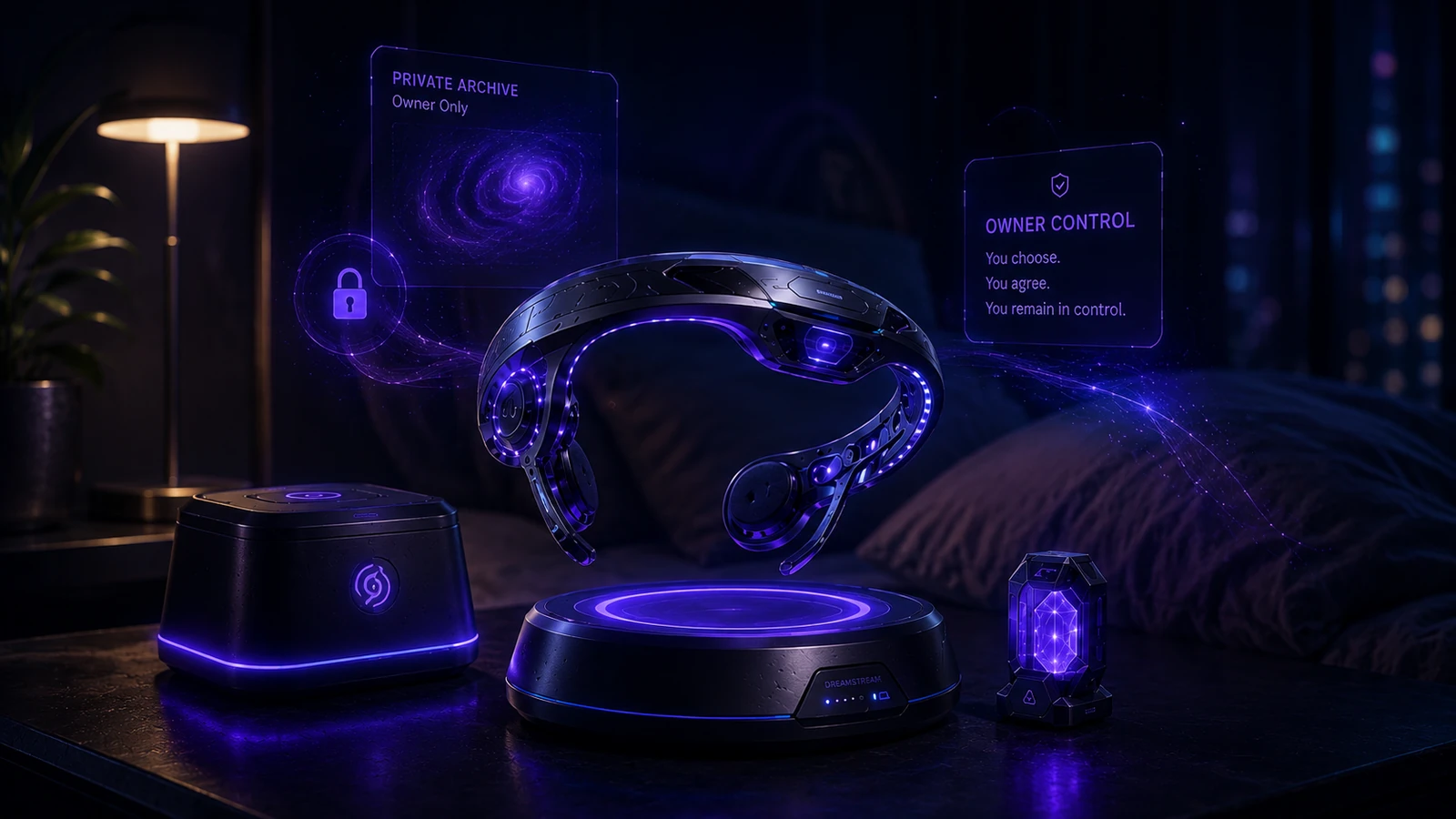 DreamStream privacy and consent concept