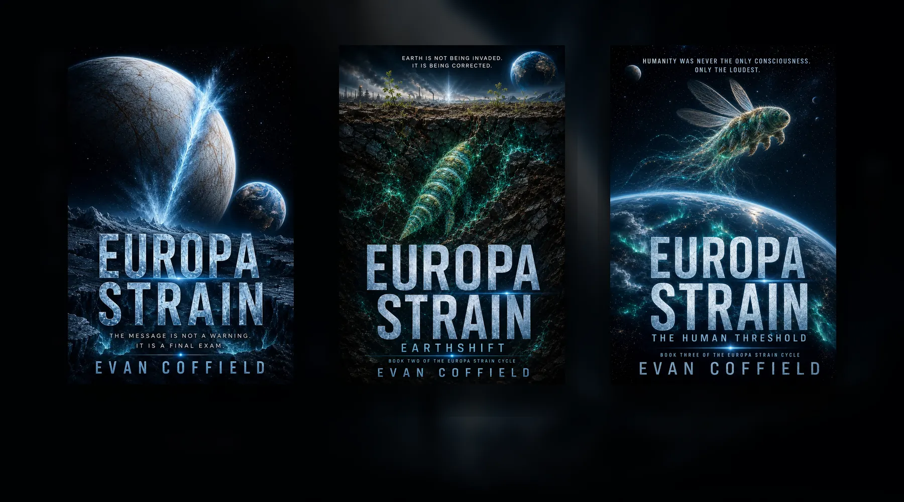 Current Europa Strain trilogy covers