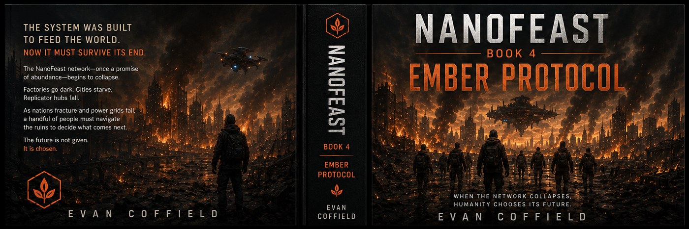 NanoFeast Book 4 Ember Protocol and Trials of the Council full cover plates