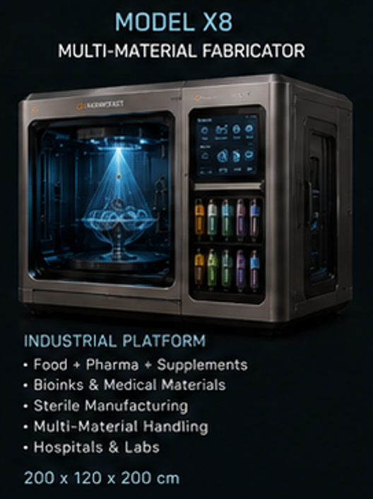 NanoFeast Model X8 Multi-Material Fabricator